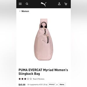 Puma Taupe Backpack Sporty Minimalist Design